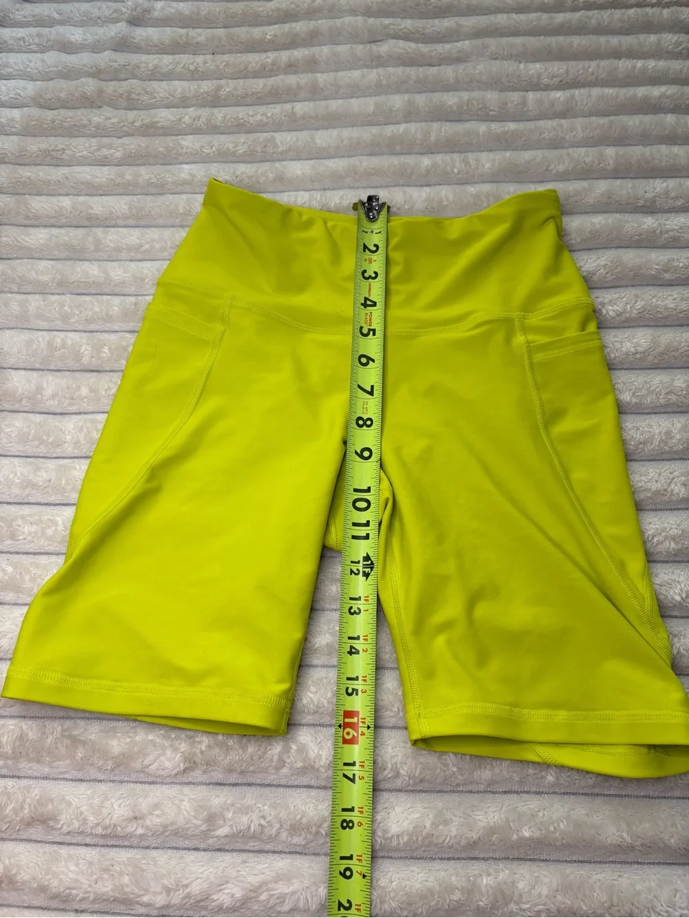 Size Medium Old Navy Active Neon Yellow Athletic Biker Shorts